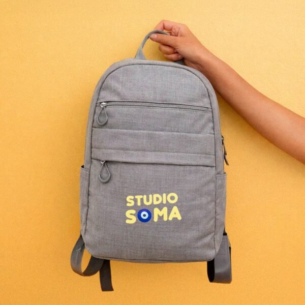 mochila-queis-lennon-gris